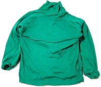 Zelené triko s roláčkem