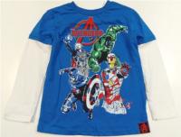 Outlet - Modro-smetanové triko s Avengers zn. Marks&Spencer