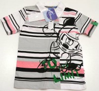 Outlet - Pruhované tričko s límečkem s Mickeym zn. Disney