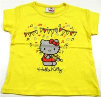Outlet - Žluté tričko s Kitty zn. Sanrio 