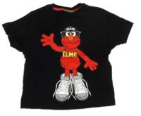 Černé tričko s Elmem 