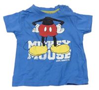 Modré tričko s Mickeym zn. C&A
