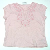Růžové tričko s kytičkami zn. Next vel. 146 cm