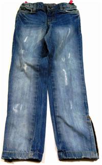 Modré riflové kalhoty s prošoupáním zn. Cherokee 