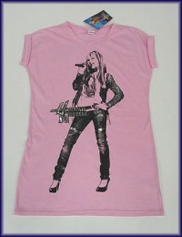 Outlet - Růžová noční košilka Hannah Montana zn. New Look vel. 12/13 let