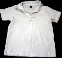 Bílé tričko s límečkem zn. TU