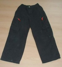Černé riflové kalhoty s kapsami zn. Marks&Spencer vel. 10 let
