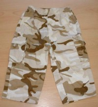 Béžové army kalhoty