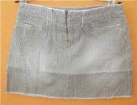 Dámská béžovo-hnědá pruhovaná riflová sukně zn. American Eagle