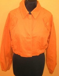 Dámská oranžová plátěná jarní bunda zn. George