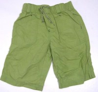Zelené plátěné 3/4 kalhoty zn. Next