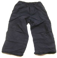 Tmavomodré šusťákové oteplené kalhoty zn. OshKosh