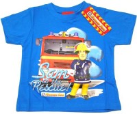 Outlet - Modré tričko s hasičem Samem