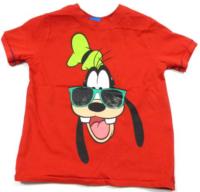 Červené tričko s Goofym zn. George + Disney