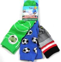 Outlet - 3pack fotbalových ponožek vel. 27-30