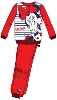 Nové - Červeno-pruhované pyžamo s Minnie zn. Disney 