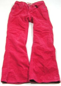 Růžové manžestrové kalhoty zn. Osh Kosh