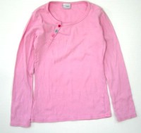 Růžové triko s knoflíčky zn. Next vel. 11 let