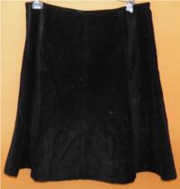 Dámská černá manžestrová sukně zn. H&M