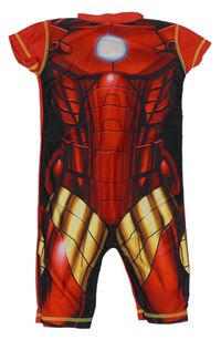 Červený UV overal - Iron Man zn. Marvel