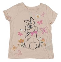 Světlerůžové tričko s králíkem zn. Disney
