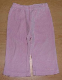 Růžové sametové kalhoty s nápisem zn. Early Days