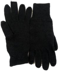Pánské černé prstové rukavice 