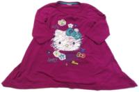 Purpurová tunika s Hello Kitty 