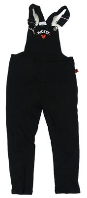 Černé laclové teplákové kalhoty s Mickeym zn. Disney
