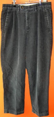 Pánské šedé manžestrové kalhoty zn. Dockers