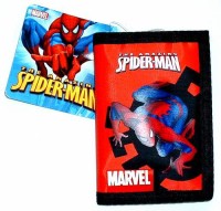 Outlet - Červeno-černá peněženka se Spidermanem
