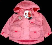Outlet - růžová šusťáková bundička s kapucí zn. Ladybird vel. 10/11 let