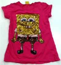 Růžové tričko se SpongeBobem zn. George 