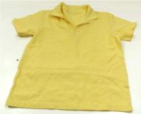 Žluté polo tričko  