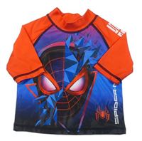 Modro-červené UV triko se Spidermanem zn. Primark