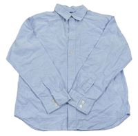 Světlemodrá melírovaná košile s výšivkou zn. H&M