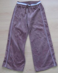 Hnědé sametové kalhoty zn. St. Bernard