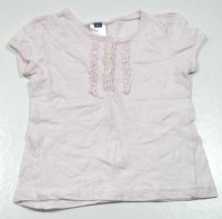 Bílo-růžové pruhované tričko s kanýry zn.M&Co
