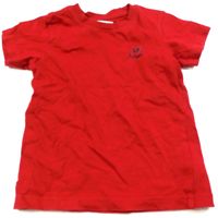 Červené tričko s výšivkou zn.Ladybird