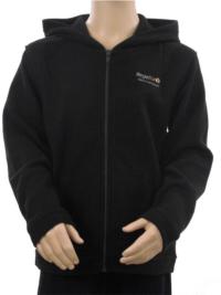 Outlet - Černá fleecová outdoorová bunda s kapucí zn. Regatta 