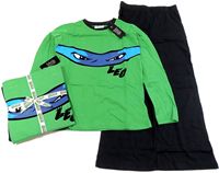 Nové - Zeleno-černé pyžamo s Želvou Ninja 