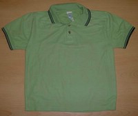 Zelené tričko s límečkem