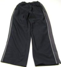 Tmavomodro-šedé sportovní kalhoty s nápisem zn. Old Navy