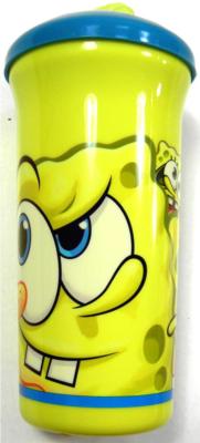 Outlet - Žlutá plastová láhev na pití se Spongebobem