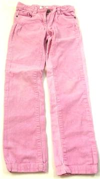 Růžové manžestrové kalhoty zn.Redoute
