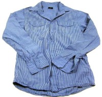 Modrá pruhovaná košile zn. Next vel. 164 cm
