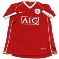 Červené sportovní tričko s potiskem zn. Nike vel.140-152