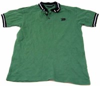 Zelené tričko s písmenkem a límečkem zn. Patrick vel. 13 let