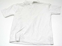 Bílé tričko s límečkem zn. Essentials, vel. 140