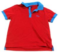 Červeno-modré polo tričko zn. Lee Cooper 